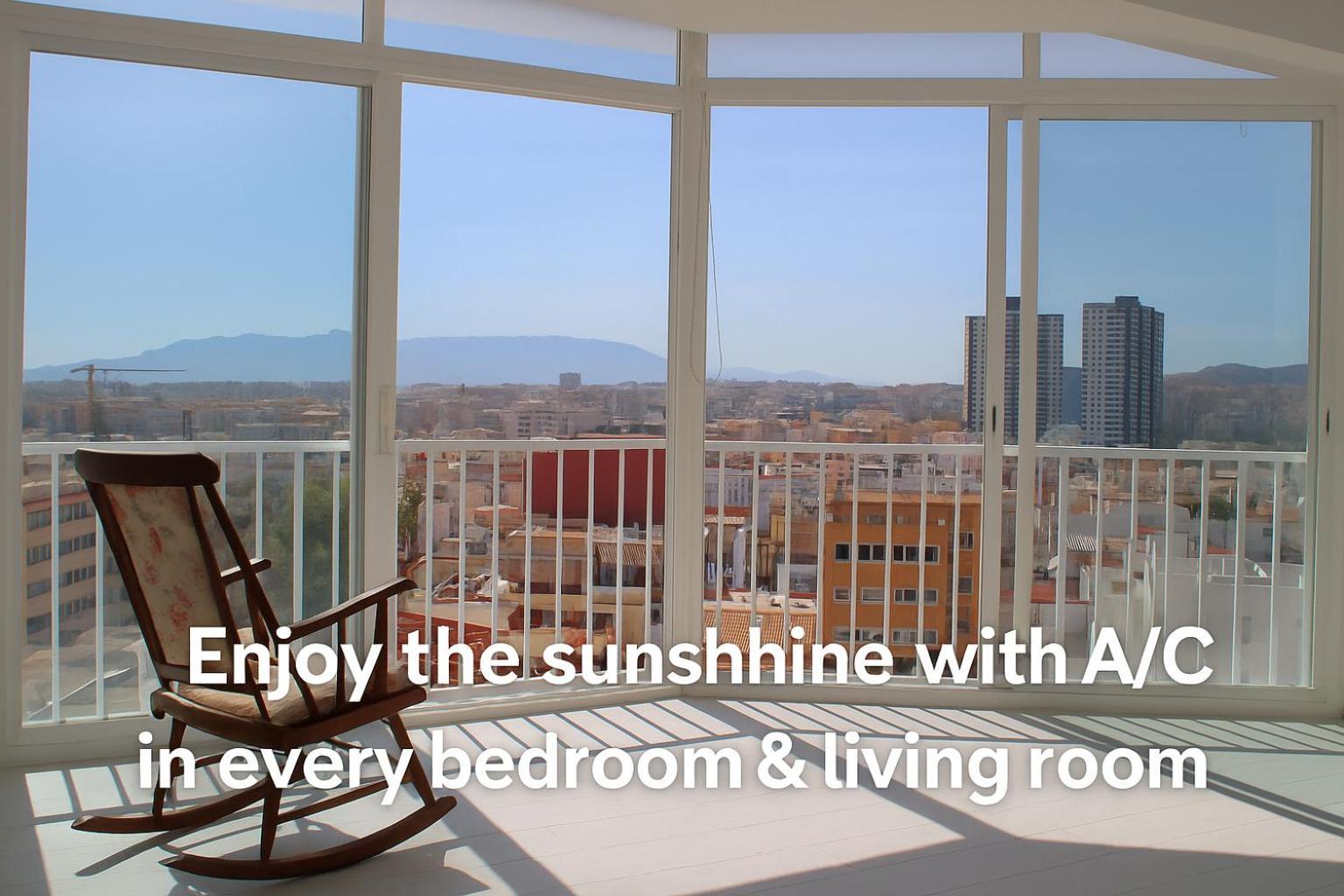 Flat With Balcony Ac Direct Bus To Sleeps 7 Privatunterkunft